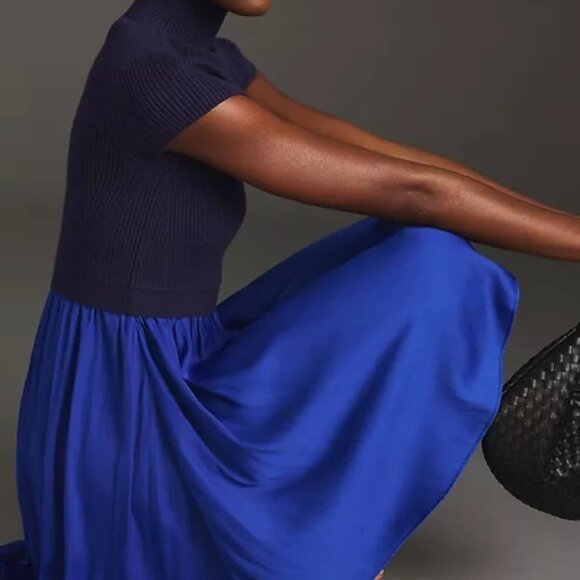 The Thea Twofer Sweater Dress: Short-Sleeve Mini Edition NWT - Picture 1 of 4